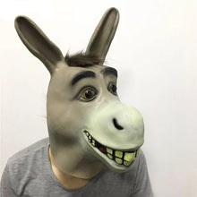 Carregar imagem no visualizador da galeria, MÁSCARA BURRO SHREK COSPLAY