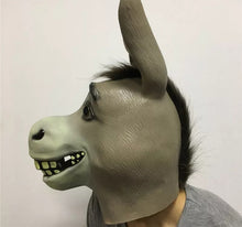 Carregar imagem no visualizador da galeria, MÁSCARA BURRO SHREK COSPLAY