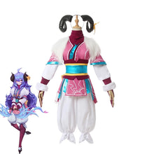 Carregar imagem no visualizador da galeria, FANTASIA KINDRED LEAGUE OF LEGENDS - SPIRIT BLOSSOM COSPLAY