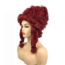 Carregar imagem no visualizador da galeria, PERUCA MARIA ANTONIETA CACHEADA RUIVA