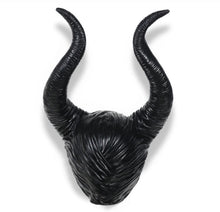 Carregar imagem no visualizador da galeria, FANTASIA MALÉVOLA ADULTO COM CHIFRES COSPLAY