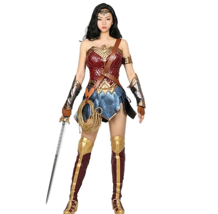Fantasia Mulher Maravilha Cosplay Adulto Profissional H2L