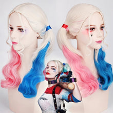 Carregar imagem no visualizador da galeria, PERUCA HARLEY QUINN ARLEQUINA ESQUADRÃO SUICIDA