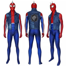 Carregar imagem no visualizador da galeria, FANTASIA HOMEM ARANHA SPIDER PUNK HOBIE BROWN- ATRAVÉS DO ARANHA VERSO COSPLAY