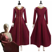 Carregar imagem no visualizador da galeria, FANTASIA RHAENYRA - HOUSE OF THE DRAGON VESTIDO VERMELHO COSPLAY PROFISSIONAL