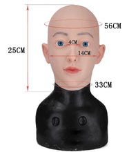 Carregar imagem no visualizador da galeria, MÁSCARA REALISTA FEMININA 100% SILICONE