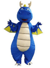 Carregar imagem no visualizador da galeria, FANTASIA MASCOTE DRAGÃO AZUL