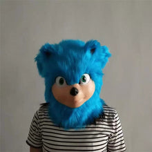 Carregar imagem no visualizador da galeria, MÁSCARA PELUDA SONIC HEDGEHOG COSPLAY