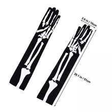 Carregar imagem no visualizador da galeria, LUVAS MÃOS DE ESQUELETO CAVEIRA