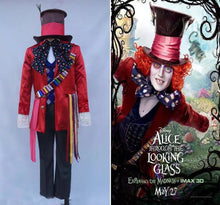 Carregar imagem no visualizador da galeria, FANTASIA CHAPELEIRO MALUCO - ALICE NO PAÍS DAS MARAVILHAS ATRAVÉS DO ESPELHO COSPLAY PROFISSIONAL