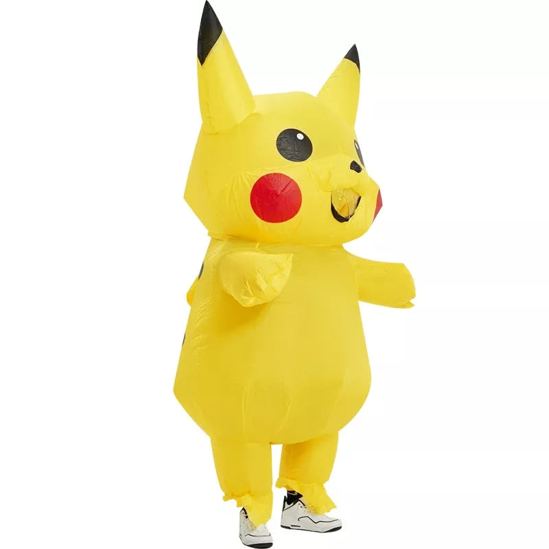 Fantasia Inflável De Pikachu/Anime/Páscoa/Carnaval De Natal Para  Adultos/Crianças De 150-180cm
