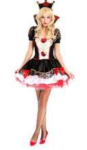 Carregar imagem no visualizador da galeria, FANTASIA RAINHA DE COPAS SEXY - ALICE NO PAÍS DAS MARAVILHAS