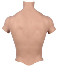 Carregar imagem no visualizador da galeria, PRÓTESE BARRIGA MUSCULAR MASCULINA REALISTA 100% SILICONE