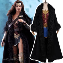 Carregar imagem no visualizador da galeria, FANTASIA CAPA CASACO MULHER MARAVILHA COSPLAY