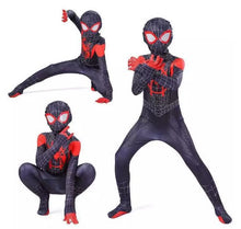 Carregar imagem no visualizador da galeria, FANTASIA MILES MORALES - HOMEM ARANHA NO ARANHAVERSO COSPLAY