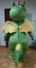 Carregar imagem no visualizador da galeria, FANTASIA MASCOTE DRAGÃO VERDE E AMARELO
