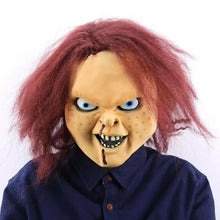 Carregar imagem no visualizador da galeria, MÁSCARA CHUCKY BONECO ASSASINO COSPLAY