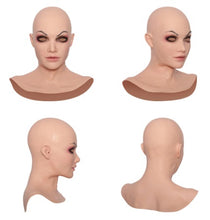 Carregar imagem no visualizador da galeria, MÁSCARA REALISTA DRAG QUEEN JOVEM 100% EM SILICONE