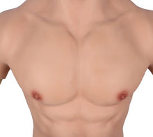 Carregar imagem no visualizador da galeria, PRÓTESE BARRIGA MUSCULAR MASCULINA REALISTA 100% SILICONE