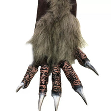 Carregar imagem no visualizador da galeria, LUVA LONGA LOBISOMEN DE LÁTEX COM PELOS