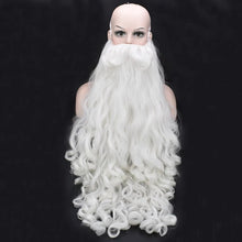 Carregar imagem no visualizador da galeria, BARBA + PERUCA PAPAI NOEL (Barba 80cm)