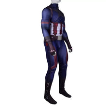 Carregar imagem no visualizador da galeria, FANTASIA CAPITÃO AMÉRICA GUERRA INFINITA MACACÃO 3D COSPLAY