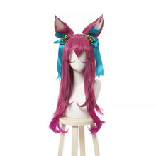 Carregar imagem no visualizador da galeria, FANTASIA AHRI SPIRIT BLOSSOM + PERUCA - LEAGUE OF LEGENDS COSPLAY