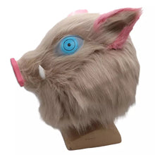 Carregar imagem no visualizador da galeria, MÁSCARA INOSUKE HASHIBIRA PELOS - DEMON SLAYER COSPLAY