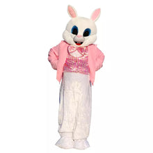 Carregar imagem no visualizador da galeria, FANTASIA MASCOTE COELHO DA PÁSCOA ROSA
