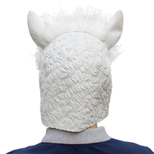 Carregar imagem no visualizador da galeria, MÁSCARA ALPACA LHAMA LÁTEX COM PELOS COSPLAY
