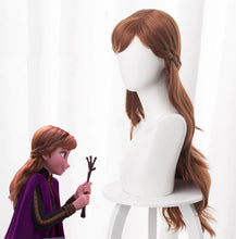Carregar imagem no visualizador da galeria, PERUCA ANNA FROZEN 2 LISA TRANÇAS