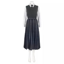 Carregar imagem no visualizador da galeria, FANTASIA WANDINHA UNIFORME NUNCA MAIS COSPLAY PROFISSIONAL