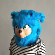 Carregar imagem no visualizador da galeria, MÁSCARA PELUDA SONIC HEDGEHOG COSPLAY