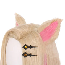 Carregar imagem no visualizador da galeria, PERUCA AHRI LOL KDA COM ORELHAS ONDULADA