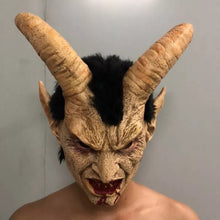 Carregar imagem no visualizador da galeria, MÁSCARA KRAMPUS DEMÔNIO TERROR HORROR