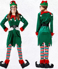 Carregar imagem no visualizador da galeria, FANTASIA PROFISSIONAL ELFO DUENDE NATAL UNISSEX