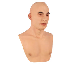 Carregar imagem no visualizador da galeria, MÁSCARA REALISTA HOMEM JOVEM 100% EM SILICONE COSPLAY
