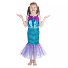 Carregar imagem no visualizador da galeria, FANTASIA ARIEL LUXO - KIT COM PERUCA