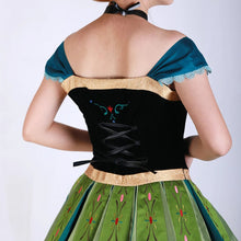 Carregar imagem no visualizador da galeria, FANTASIA VESTIDO BORDADO ANNA - FROZEN COSPLAY