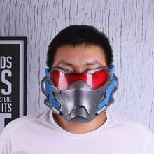 Carregar imagem no visualizador da galeria, MÁSCARA JOGO OVERWATCH - SOLDADO 76 COSPLAY