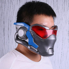 Carregar imagem no visualizador da galeria, MÁSCARA JOGO OVERWATCH - SOLDADO 76 COSPLAY