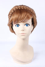 Carregar imagem no visualizador da galeria, PERUCA ANNA FROZEN COQUE COM TRANÇAS