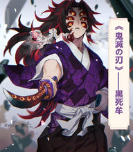 Carregar imagem no visualizador da galeria, FANTASIA KOKUSHIBO + PERUCA DEMON SLAYER COSPLAY PROFISSIONAL