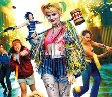 Carregar imagem no visualizador da galeria, FANTASIA HARLEY QUINN ARLEQUINA - AVES DE RAPINA COSPLAY JAQUETA COM FITAS