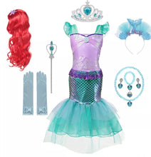 Carregar imagem no visualizador da galeria, FANTASIA ARIEL INFANTIL LUXO - KIT