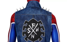Carregar imagem no visualizador da galeria, FANTASIA HOMEM ARANHA SPIDER PUNK HOBIE BROWN- ATRAVÉS DO ARANHA VERSO COSPLAY