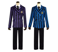 Carregar imagem no visualizador da galeria, FANTASIA UNIFORME NEVERMORE MASCULINO - WEDNESDAY - NETFLIX