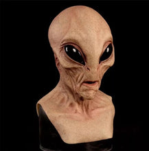 Carregar imagem no visualizador da galeria, MÁSCARA REALISTA ALIENÍGENA EXTRA TERRESTRE COSPLAY