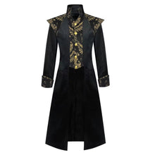 Carregar imagem no visualizador da galeria, FANTASIA FRAKE MASCULINO MEDIEVAL STEAMPUNK VINTAGE
