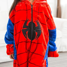 Carregar imagem no visualizador da galeria, PIJAMA MACACÃO HOMEM ARANHA KIGURUMI - INFANTIL E ADULTO
